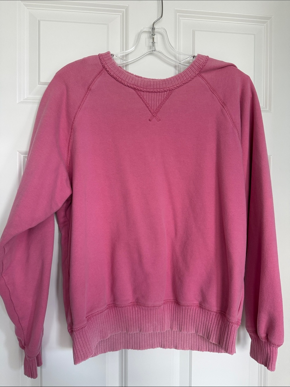 American Eagle Outfitters Pink Oversized Crewneck Sweatshirt